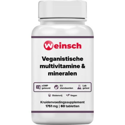 Veganistische multivitamine mineralen verpakking potje.png