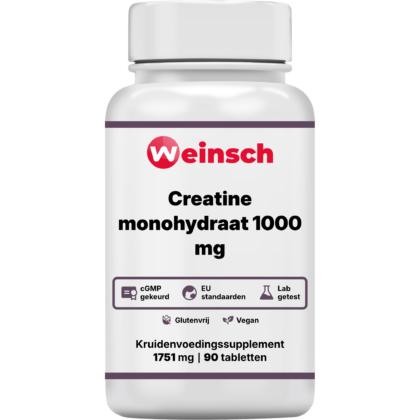 Creatine monohydraat 1000 mg verpakking potje WHENLpng.png
