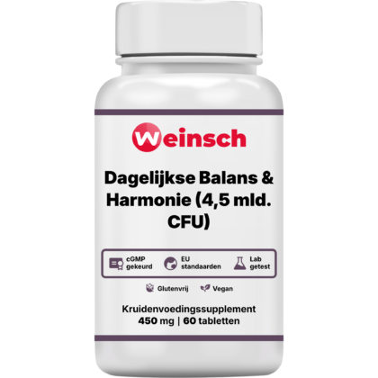 Dagelijkse balans harmonie 4 5 mld cfu verpakking potje.png