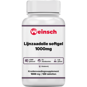 Lijnzaadolie softgel 1000mg