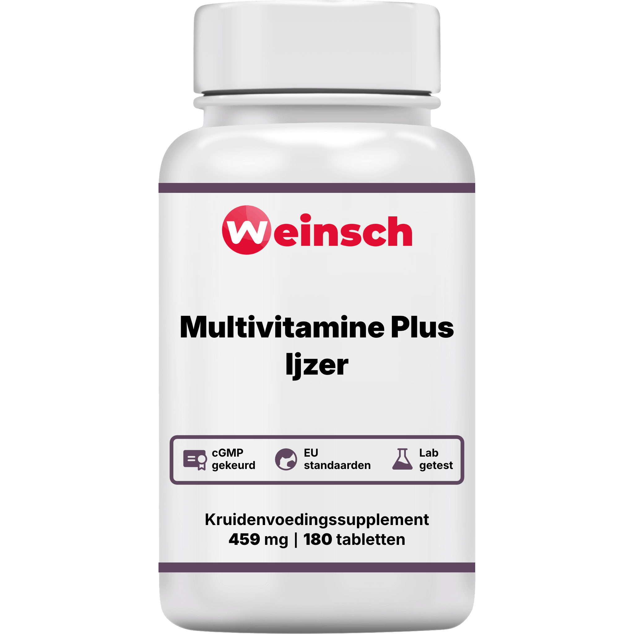 Multivitamine plus ijzer verpakking potje WHENL.png