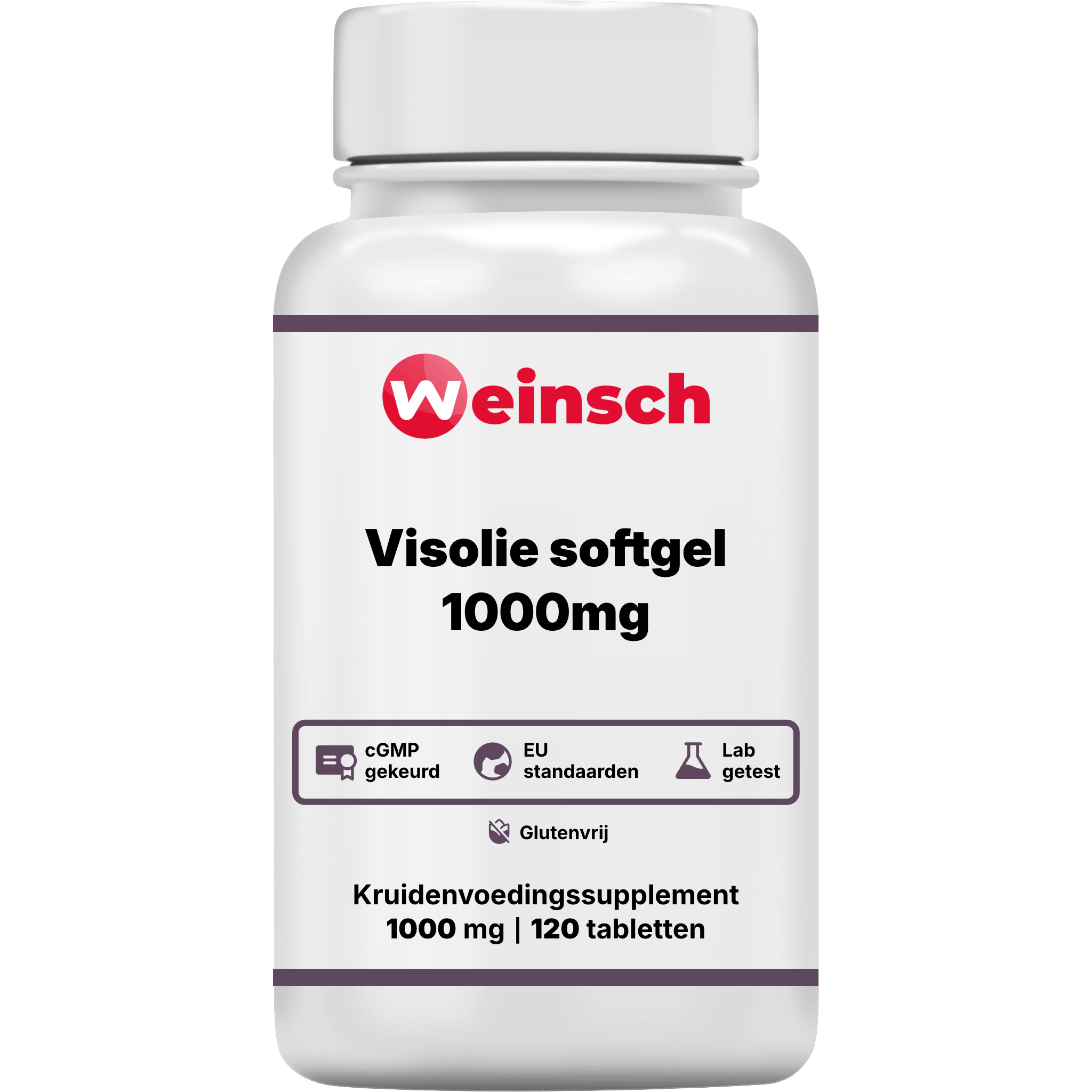 Visolie softgel 1000mg verpakking potje WHENL.png