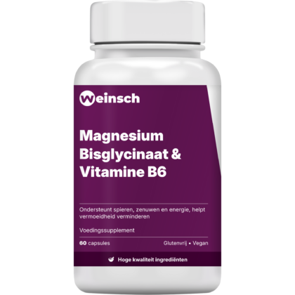 Magnesium bisglycinaat vitamine b6 verpakking potje 1.png