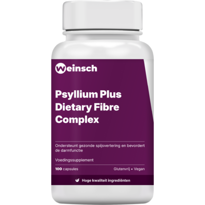 Psyllium plus dietary fibre complex verpakking potje.png