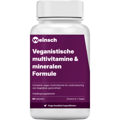 Veganistische multivitamine mineralen formule verpakking potje.png