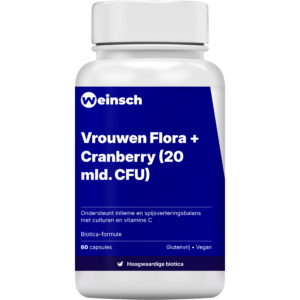 Vrouwen Flora + Cranberry (20 mld. CFU)