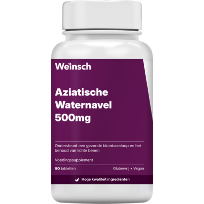 Aziatische waternavel 500mg verpakking potje.png